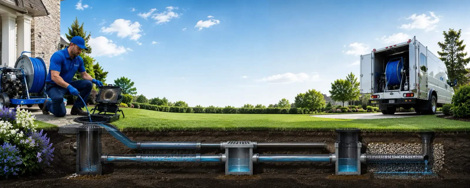 Outdoor drain cleaning information for Dante, VA